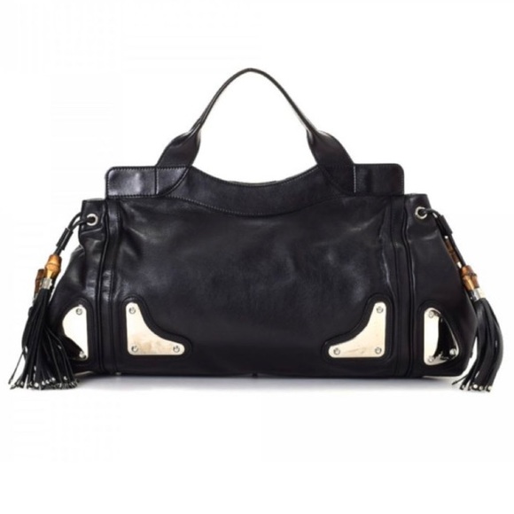 Gucci Bamboo Tassel Race Tote - Picture 2 of 8